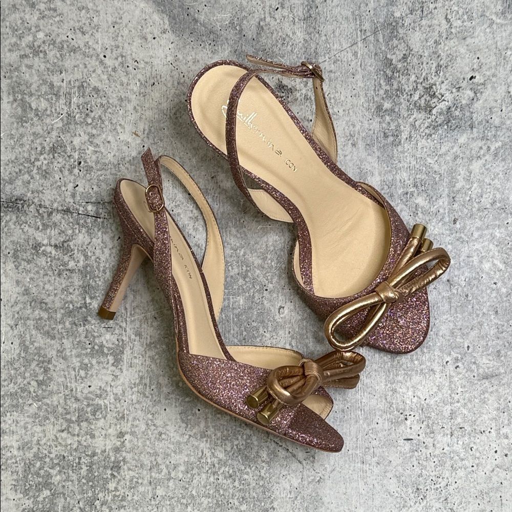 Anthropologie Guilhermina Bow Heels 6
